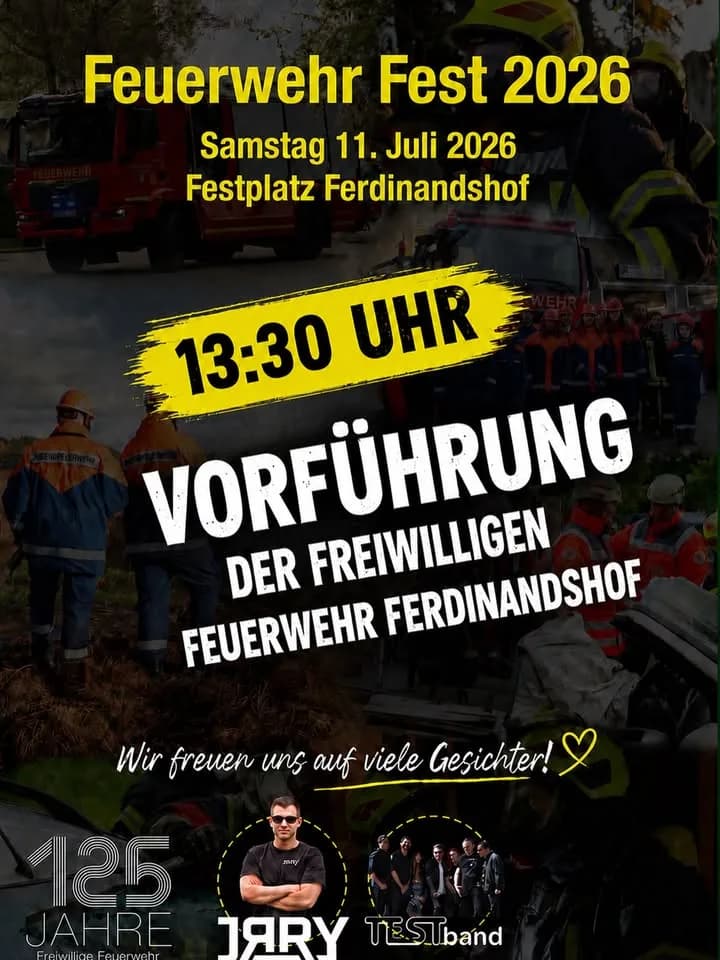 Vorführung der Freiwilligen Feuerwehr Ferdinandshof