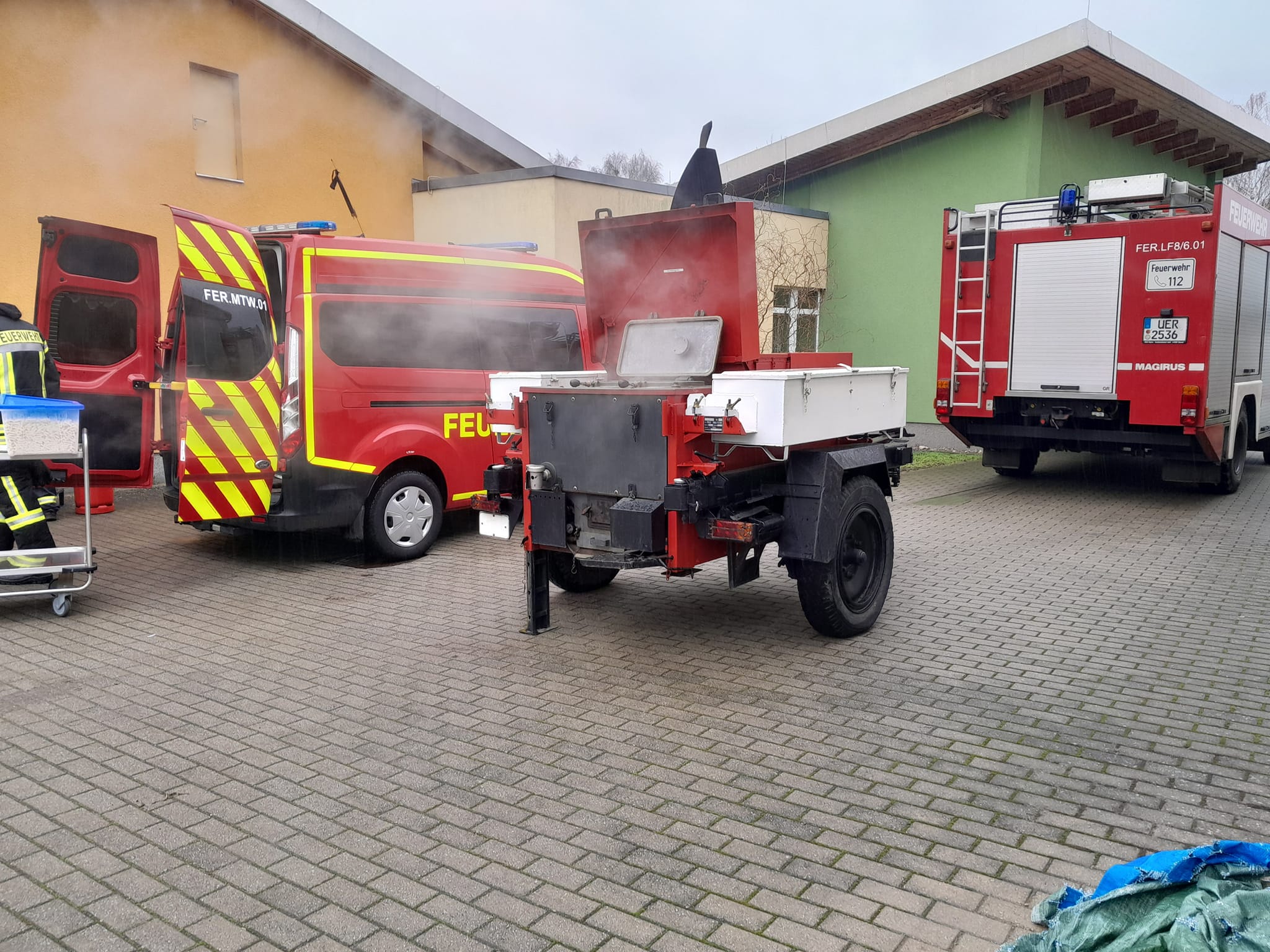 Gulaschkanone bei dern Förderschule